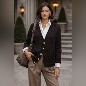 Scottish Wool Cardigan By Kilspandie